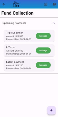Fund Collection Page